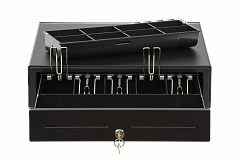 Денежный ящик АТОЛ EC-350-B черный, 350*405*90, 24V, для Штрих-ФР в Благовещенске