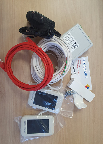 Проводной счетчик покупателей Ethernet MEGACOUNT WHITE