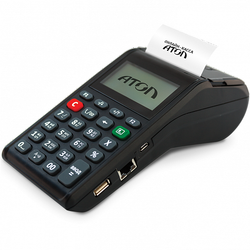 ККТ АТОЛ 91Ф. Черный. Ethernet. 2G. Bluetooth. Wi-Fi. 5.0